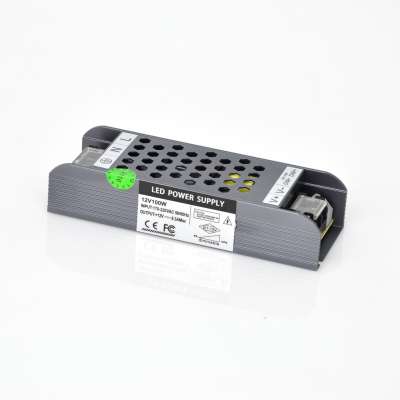 AC90-130V/170-250v Input voltage  12V/24v 100W LED switching power supply or nonwaterproof transformer